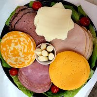 Meat & Cheese Tray at Clark's Grocery in Junction City, Perry County, Ohio.