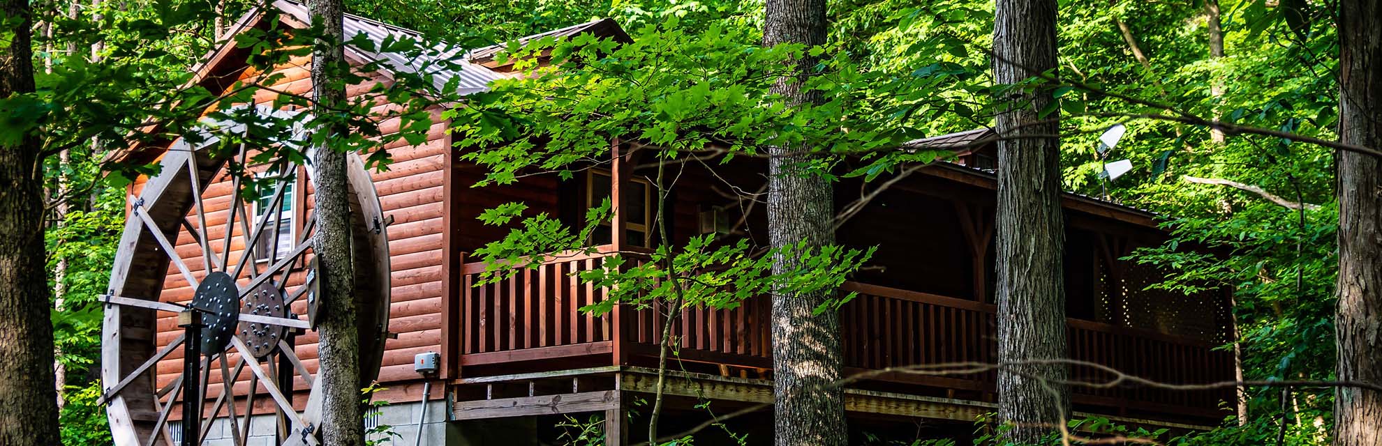 Exterior of one of Avenwood Cabins in Perry County, Ohio.