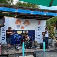 Music stage at The Copper Penny in Thornville at Buckeye Lake, Perry County, Ohio.