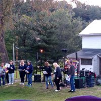 Crowd enjoying the fun of Second Saturday - a summer event sponsored by Destination Shawnee in Perry County, Ohio.