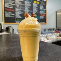 Pecan Pie shake by Generally Fit, a smoothie, tea and coffee shop in Somerset, Perry County, Ohio.