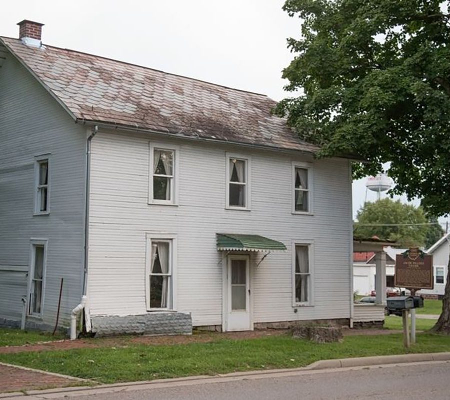 Site of Jacob Miller's Tavern in Somerset, Perry County, Ohio