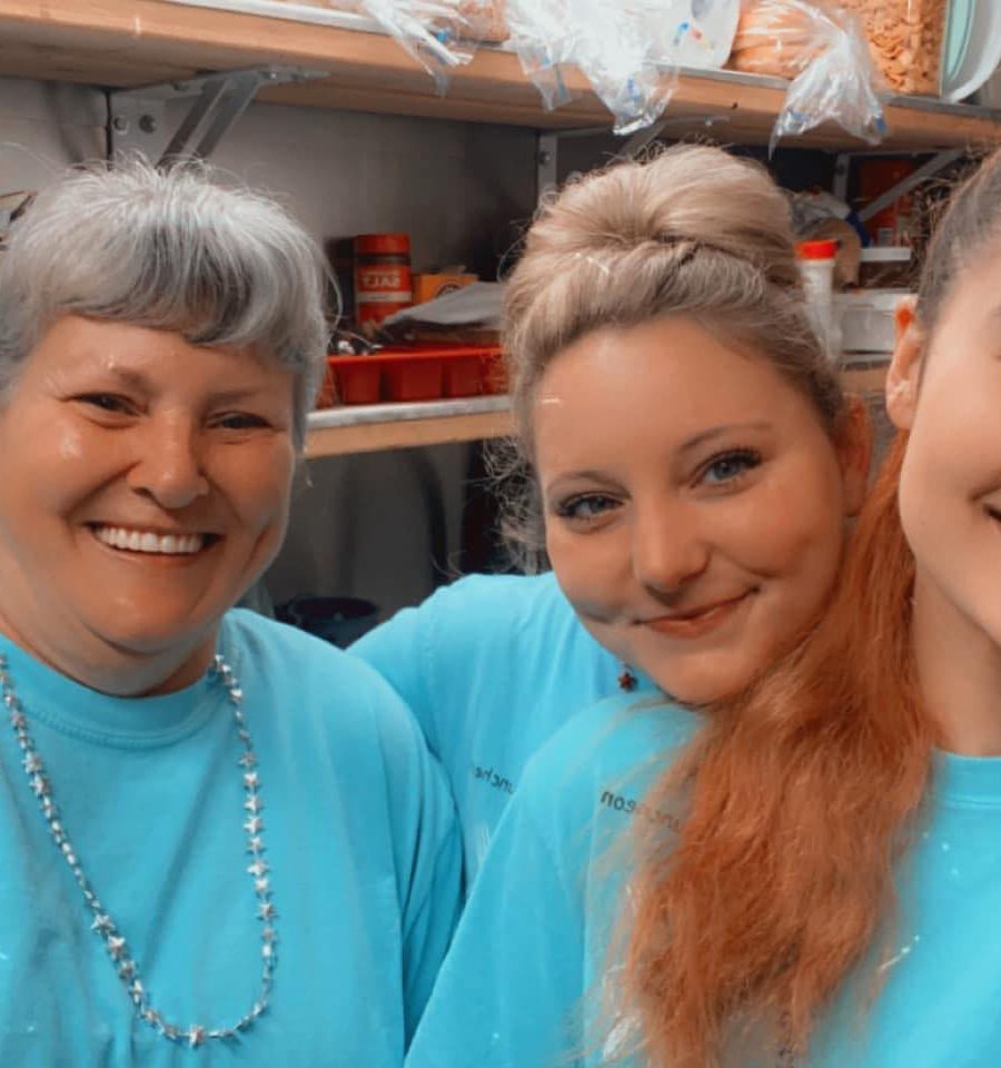 The three ladies who cook at Luncheon Muncheon in Crooksville, Perry County, Ohio.