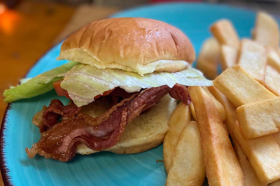 The BLT with Fries lunch at Luncheon Muncheon in Crooksville, Perry County, Ohio.