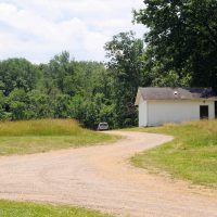 Winding road on property of the Perry County Gun Club in New Lexington, Perry County, Ohio