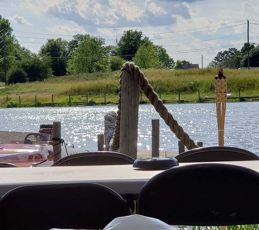 Dockside entrance at The Port Lounge & Smokehouse in Thornville, Perry County, Ohio.