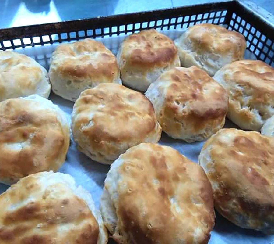 Biscuits from Shannon's Pit Stop in Thornville, Perry County, Ohio