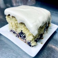 Iced Blueberry Cake from Shannon's Pit Stop in Thornville, Perry County, Ohio