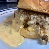 Sloppy Joe Sandwich from Shannon's Pit Stop in Thornville, Perry County, Ohio