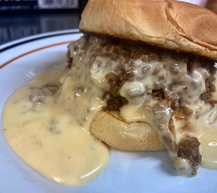 Sloppy Joe Sandwich from Shannon's Pit Stop in Thornville, Perry County, Ohio