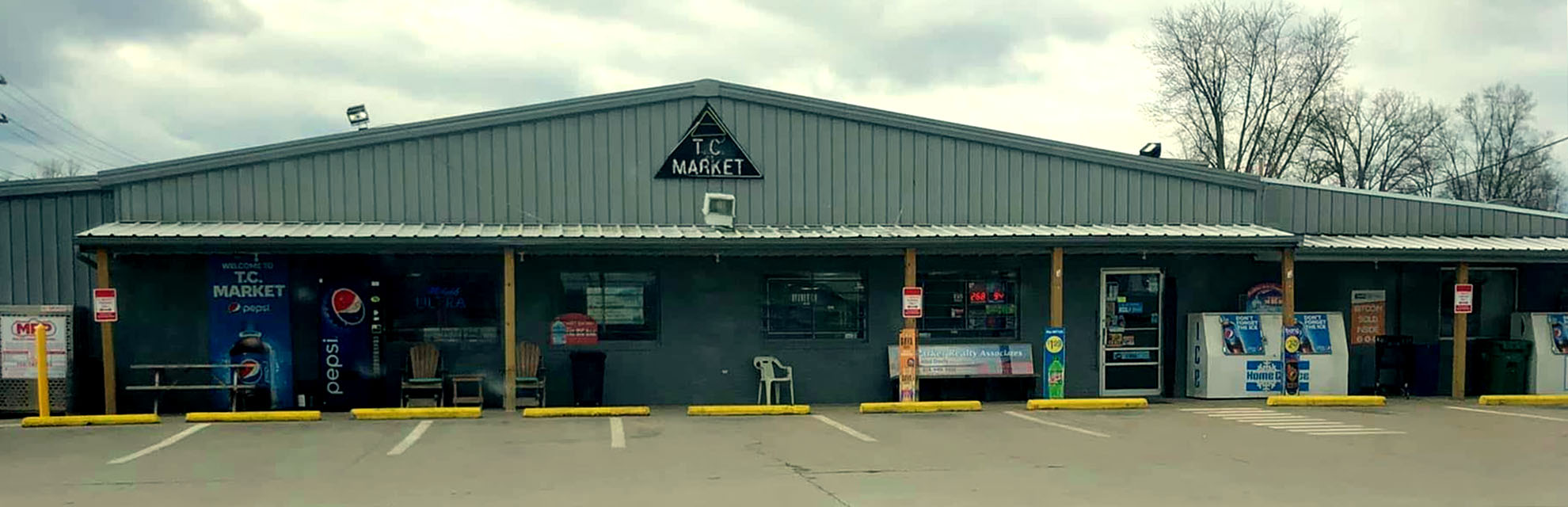 Exterior of TC Market in Thornville, Perry County, Ohio.