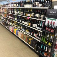 Wines and liquors sold at TC Market in Thornville, Perry County, Ohio.