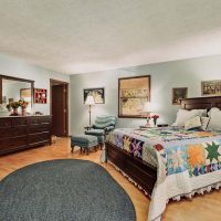 One of the guest bedrooms at the Wildwood Inn, Bed & Breakfast & Llama Farm in New Straitsville, Perry County, Ohio