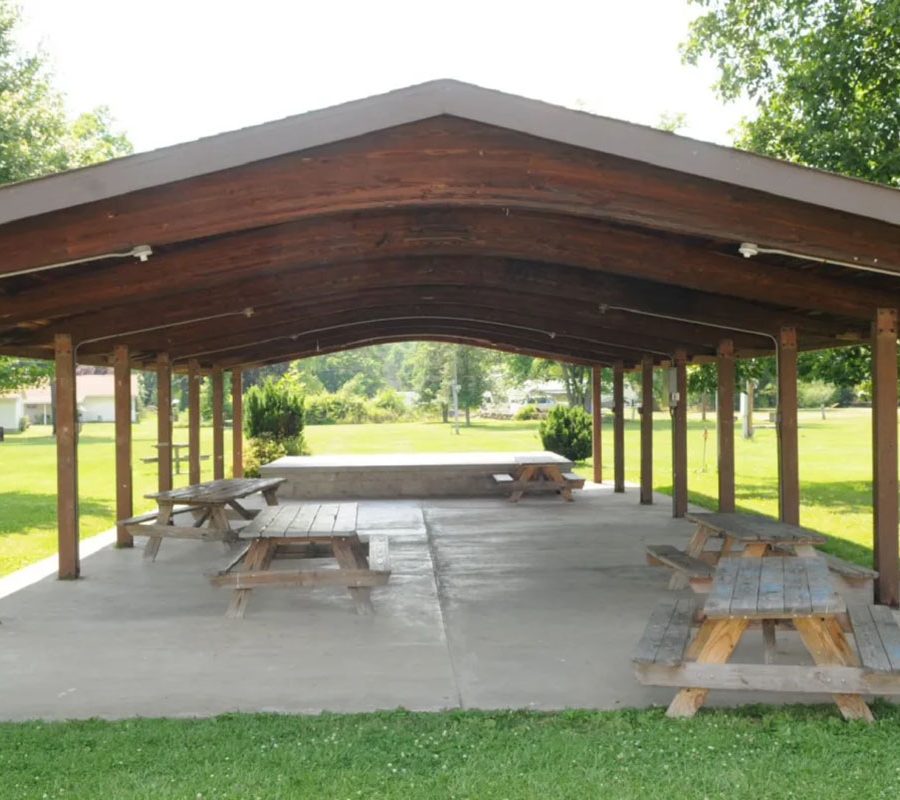 Shelter at Roseville Village Park, Perry County, Ohio