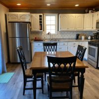 Kitchen in Woodacre Place cabin in Perry County, Ohio.